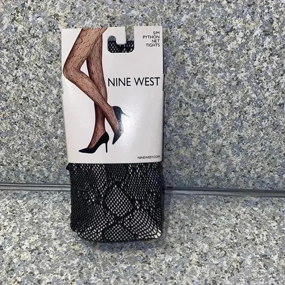 Nine West Python Net Tights - Picture 1 of 4